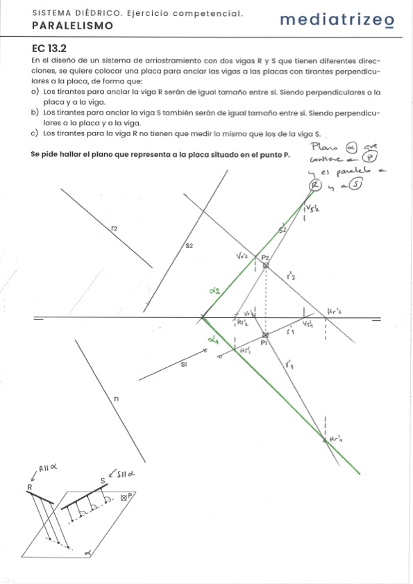 Libro sistema diédrico + 2 vídeolibros de ejercicios - Imagen 7